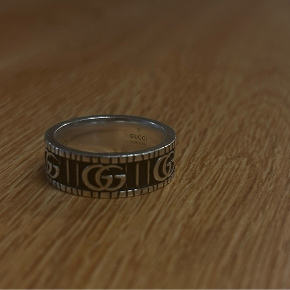 Gucci ring with double G in Silver - Picture 4 of 6